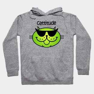 Cattitude 2 - Limeade Hoodie